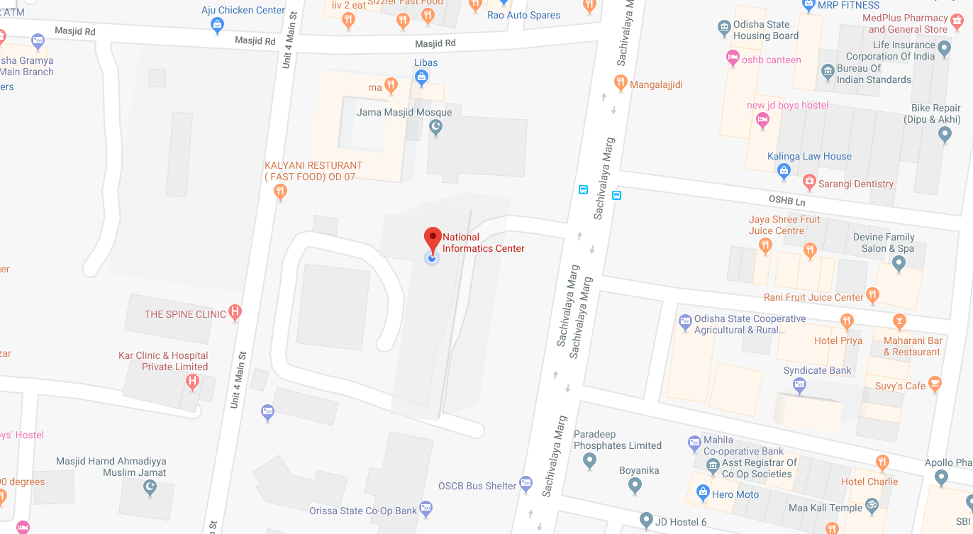 NDC Bhubaneswar location on map
